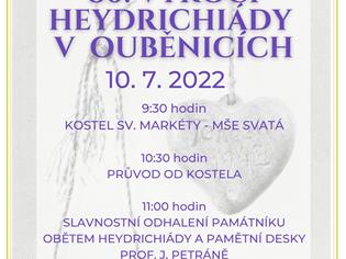 80. výročí heydrichiády v Ouběnicích