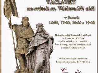 Svátek sv. Václava na Konopišti – prohlídka věže Václavky