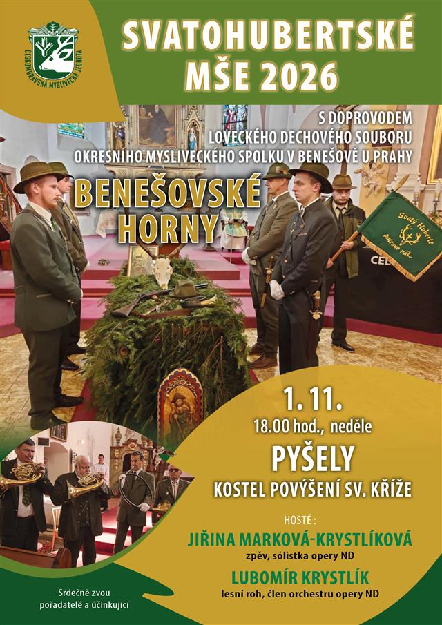 SVATOHUBERTSKÁ MŠE 2026